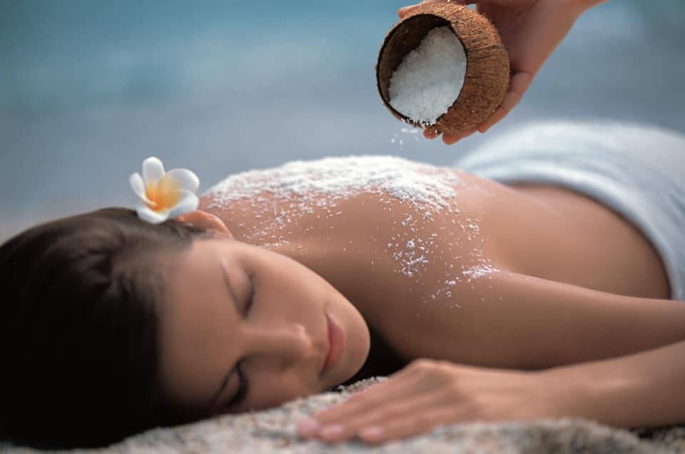 Gommage à la coco Spa Le Chapitre Vosges 