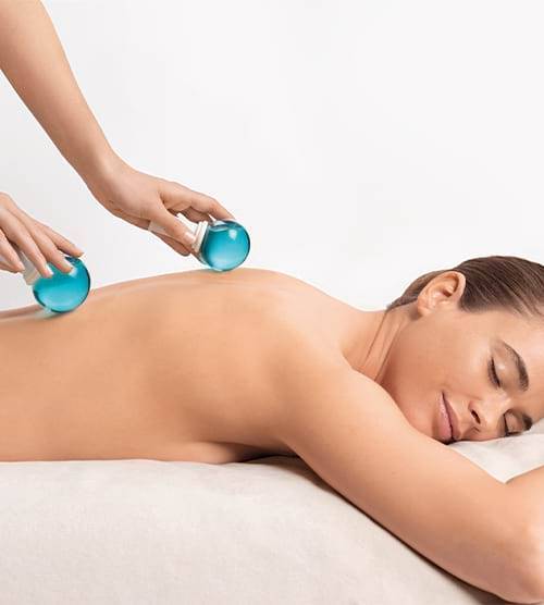 Massage aux boules de cristal glacées Spa Le Chapitre Remiremont Vosges  