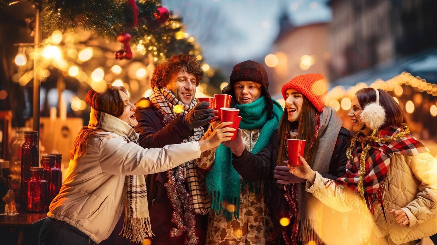 marché de Noël entre amis