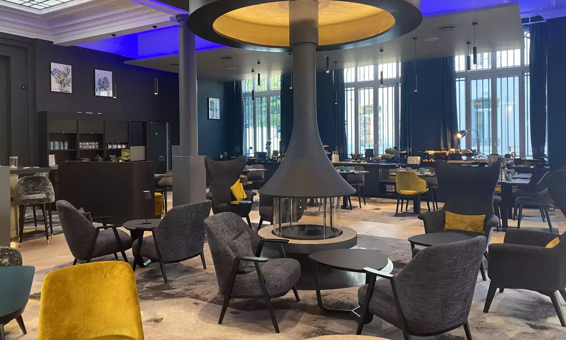 Hall & Bar Lounge - Hall & Bar Lounge | Le Chapître, Hôtel Spa dans les Vosges
